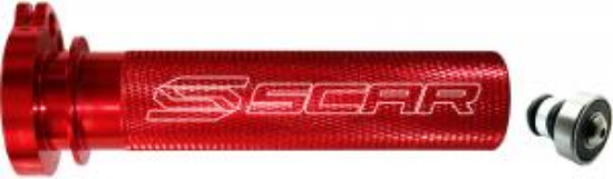 Afbeeldingen van ALU THROTTLE TUBE WITH BEARING HONDA CRF RED