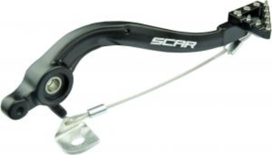 Afbeeldingen van REAR BRAKE PEDAL 125-350EXC EXCF TE FE 17-23 EC ECF 21-23-BLACK