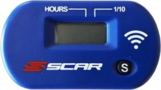 Afbeeldingen van WIRELESS HOUR METER BLUE