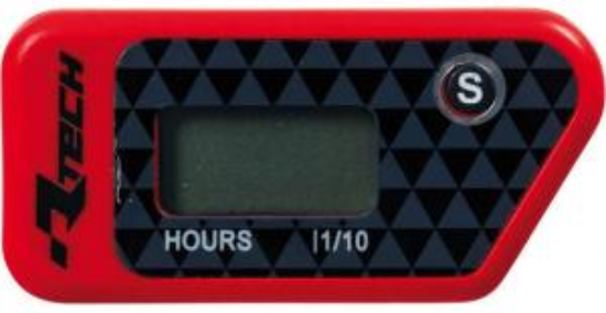 Picture of Urenteller Draadloos Rood Rtech