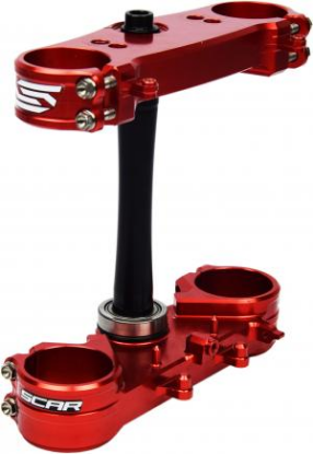 Afbeeldingen van CRF250R 14-21 / CRF450R 13-20 TRIPLE CLAMPS OFFSET 22MM RED COLOR
