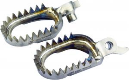 Picture of YAMAHA/FANTIC YZF 23-  TITANIUM FOOTPEGS ANTI MUD