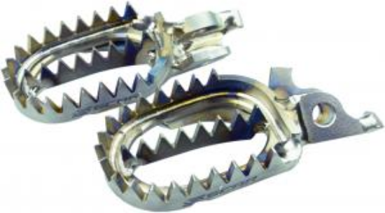 Picture of HONDA CR/CRF 02- TITANIUM FOOTPEGS GRIPPER