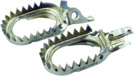 Picture of HONDA CR/CRF 02- TITANIUM FOOTPEGS GRIPPER ANTI MUD