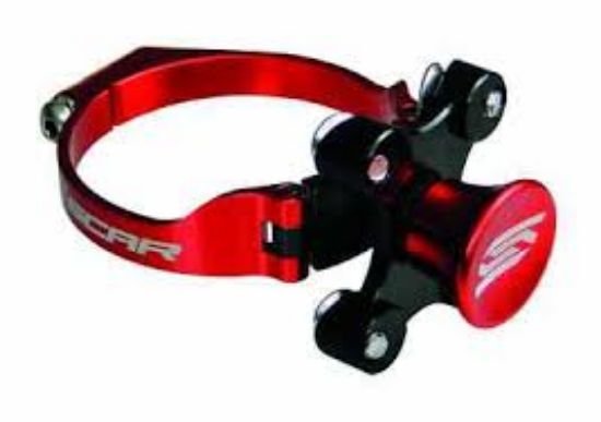 Afbeeldingen van Kawasaki Suzuki Honda Stark - Scar Holeshot Systeem Rood