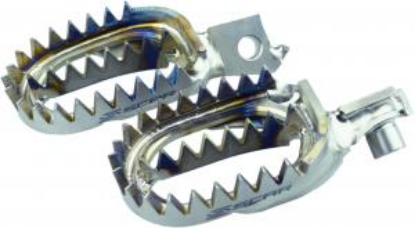 Picture of RMZ 250 10- / RMZ 450 08- TITANIUM FOOTPEGS GRIPPER SUZUKI