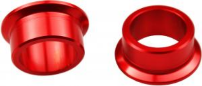 Picture of KX125/250 03-08 KXF250 04- KXF450 06- REAR WHEEL SPACER KAWASAKI RED