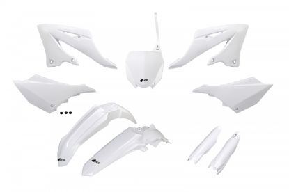 Afbeeldingen van UFO FULL KIT YAMAHA WHITE - YZ125/YZ250 22-25