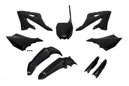 Afbeeldingen van UFO FULL KIT YAMAHA BLACK - YZ125/YZ250 22-25
