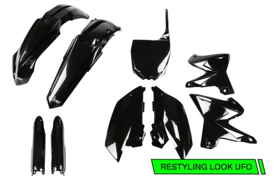 Picture of UFO FULL KIT YAMAHA BLACK RESTYLING - YZ 125 2008-2014