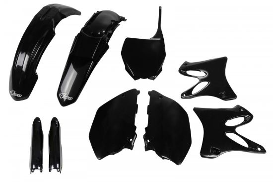 Picture of UFO FULL KIT YAMAHA BLACK - YZ 125 2006-2014
