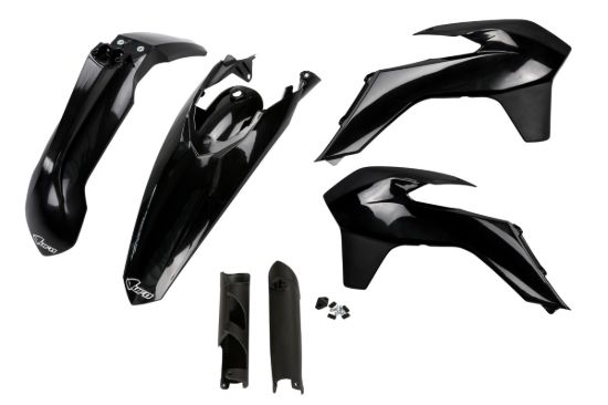 Afbeeldingen van UFO FULL KIT KTM BLACK - EXC(F) 125-500 2014-15