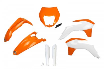 Afbeeldingen van UFO FULL KIT KTM OEM 16 WITH HEADLIGHT - EXC / EXC-F 2014-2016