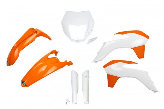 Afbeeldingen van UFO FULL KIT KTM OEM 15 WITH HEADLIGHT - EXC / EXC-F 2014-2016