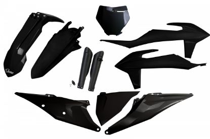 Afbeeldingen van UFO FULL KIT KTM BLACK - SX / SX-F 2019-2022