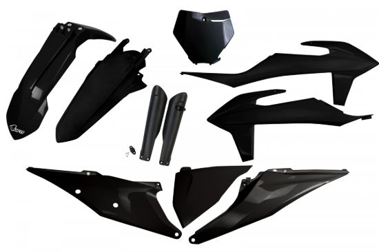 Afbeeldingen van UFO FULL KIT KTM BLACK - SX / SX-F 2019-2022
