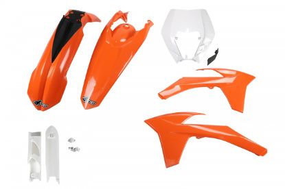 Afbeeldingen van UFO FULL KIT KTM OEM WITH HEADLIGHT - EXC / EXC-F 2012-2013