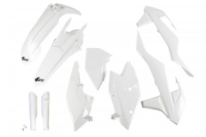 Afbeeldingen van UFO FULL KIT KTM WHITE - EXC / EXC-F 2017-2019