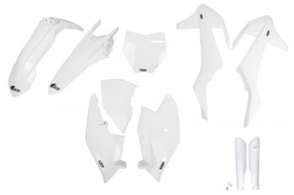 Afbeeldingen van UFO FULL KIT KTM WHITE - SX / SX-F 2016-2018