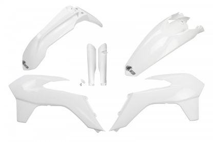 Afbeeldingen van UFO FULL KIT KTM WHITE - EXC / EXC-F 2014-2016
