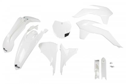 Afbeeldingen van UFO FULL KIT KTM WHITE - SX / SX-F 2013-2014