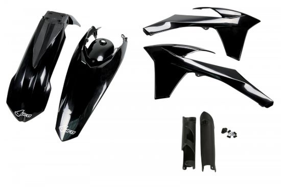 Afbeeldingen van UFO FULL KIT KTM BLACK - EXC / EXC-F 2012-2013