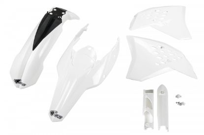 Afbeeldingen van UFO FULL KIT KTM WHITE - EXC / EXC-F 2009-2011