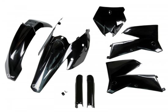 Afbeeldingen van UFO FULL KIT KTM BLACK - SX / SX-F 2005-2006