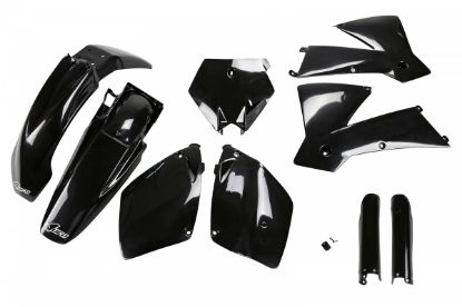 Afbeeldingen van UFO FULL KIT KTM BLACK - SX 125 / 250 2003
