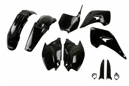 Picture of UFO FULL KIT KAWASAKI BLACK - KX 125 / KX 250 2003