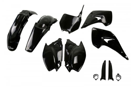 Afbeeldingen van UFO FULL KIT KAWASAKI BLACK - KX 125 / KX 250 2003