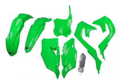 Afbeeldingen van UFO FULL KIT KAWASAKI NEON GREEN - KXF 250 2021-2024