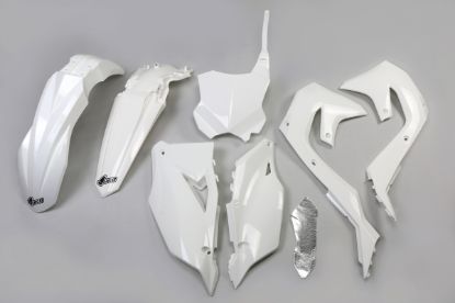 Afbeeldingen van UFO FULL KIT KAWASAKI WHITE - KXF 250 2021-2024