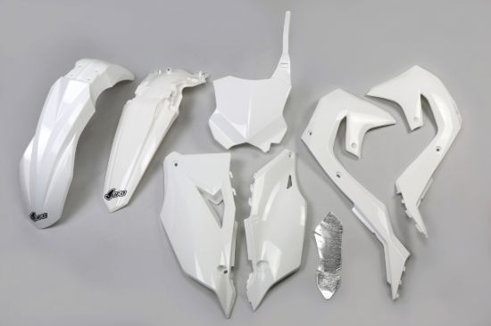 Afbeeldingen van UFO FULL KIT KAWASAKI WHITE - KXF 250 2021-2024