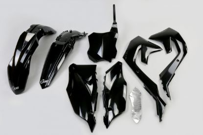 Picture of UFO FULL KIT KAWASAKI BLACK - KXF 250 2021-2024