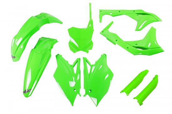 Afbeeldingen van UFO FULL KIT KAWASAKI NEON GREEN - KXF 250 2018-2020