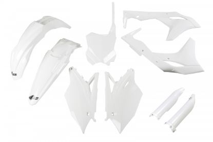Afbeeldingen van UFO FULL KIT KAWASAKI WHITE - KXF 250 2018-2020