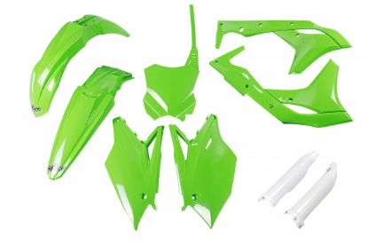 Afbeeldingen van UFO FULL KIT KAWASAKI GREEN - KXF 250 2018-2020