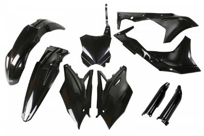 Picture of UFO FULL KIT KAWASAKI BLACK - KXF 250 2017-2017