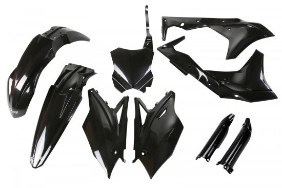 Afbeeldingen van UFO FULL KIT KAWASAKI BLACK - KXF 250 2017-2017
