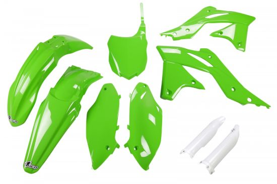 Afbeeldingen van UFO FULL KIT KAWASAKI GREEN - KXF 250 2013-2016