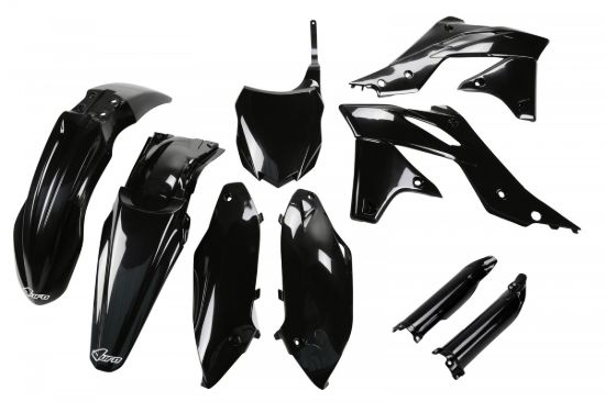 Afbeeldingen van UFO FULL KIT KAWASAKI BLACK - KXF 250 2013-2016