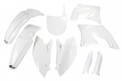 Afbeeldingen van UFO FULL KIT KAWASAKI WHITE - KXF 450 2009-2011