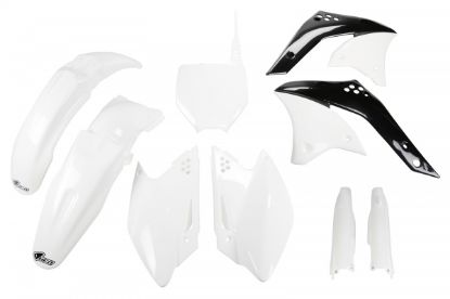 Afbeeldingen van UFO FULL KIT KAWASAKI WHITE - KXF 250 2008-2008