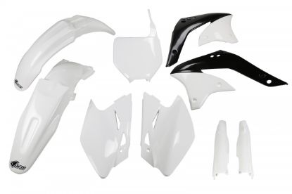 Afbeeldingen van UFO FULL KIT KAWASAKI WHITE - KXF 450 2007-2007