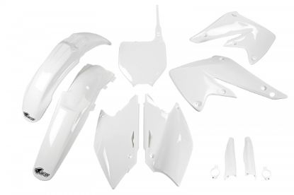 Afbeeldingen van UFO FULL KIT KAWASAKI WHITE - KXF 250 2004-2005