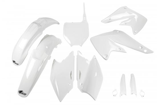 Afbeeldingen van UFO FULL KIT KAWASAKI WHITE - KXF 250 2004-2005