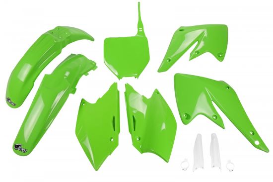 Afbeeldingen van UFO FULL KIT KAWASAKI GREEN - KXF 250 2004-2005