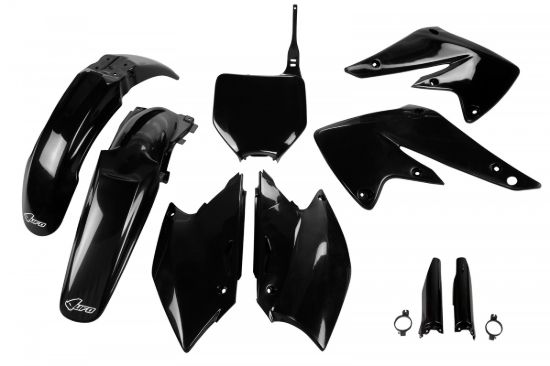 Afbeeldingen van UFO FULL KIT KAWASAKI BLACK - KXF 250 2004-2005