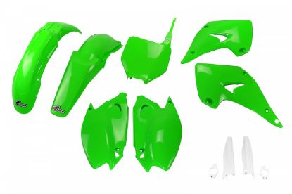 Afbeeldingen van UFO FULL KIT KAWASAKI GREEN - KX125/250 03-08